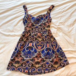 Unique Dress with back cutout